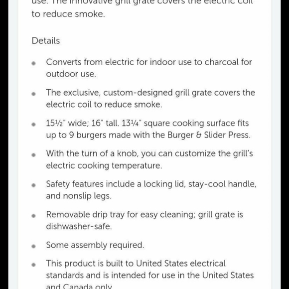 The Pampered Chef Other Pampered Chef Electriccharcoal Grill Poshmark